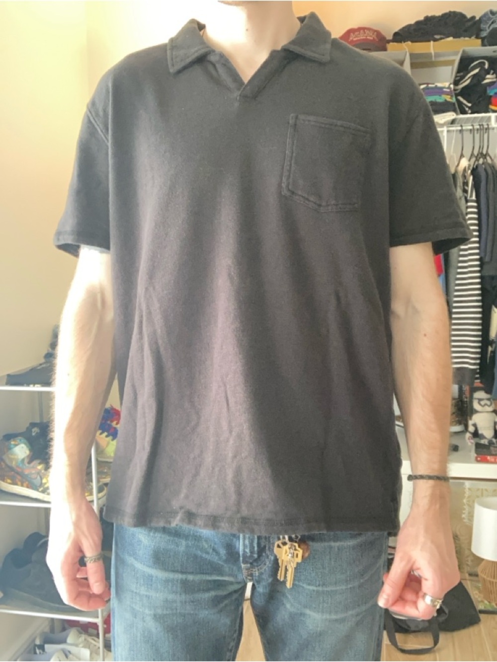 VTG Black Polo